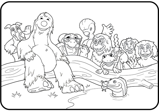 640x452 Big Big Friend Coloring Pages Its A Big Big World Coloring Pages