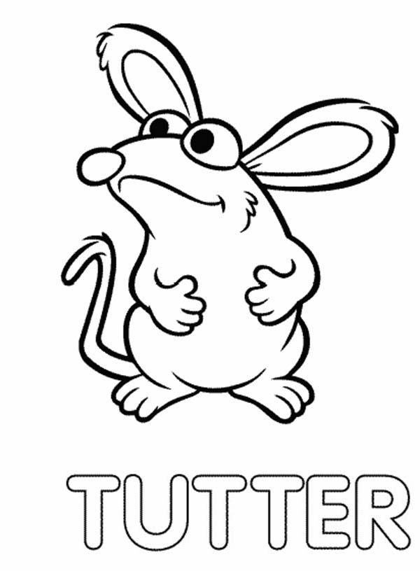 600x816 Bear Inthe Big Blue House Friend Tutter Coloring Pages