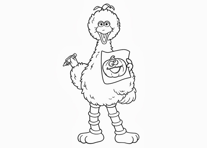 700x500 Sesame Street Big Bird Coloring Pages Free Coloring Pages