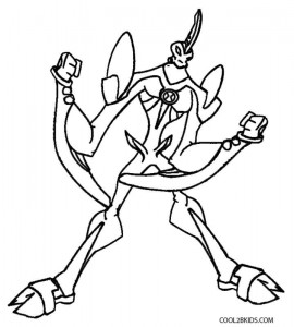 270x300 Ben 10 Way Big Coloring Pages Cool2bkids