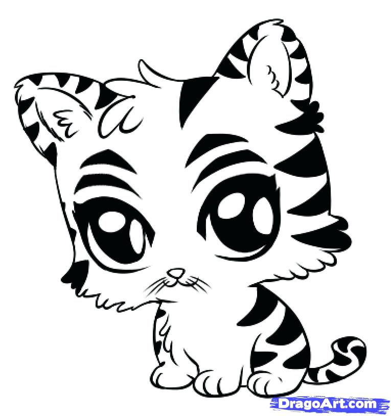 765x814 Eyes Coloring Pages Cute Tiger With Big Eyes Coloring Pages