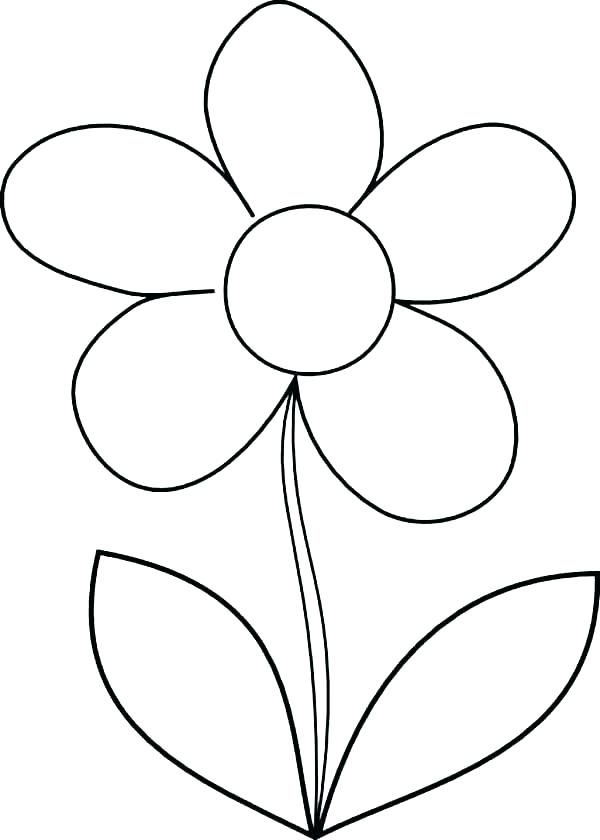 600x840 Big Flower Coloring Pages Shippa.co