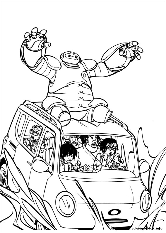 567x794 Big Hero 6 Coloring Pages On Coloring