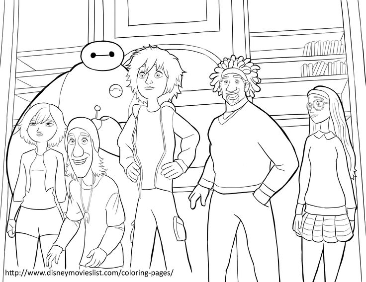 736x568 Printable Coloring Pages Gt Big Hero 6 Gt