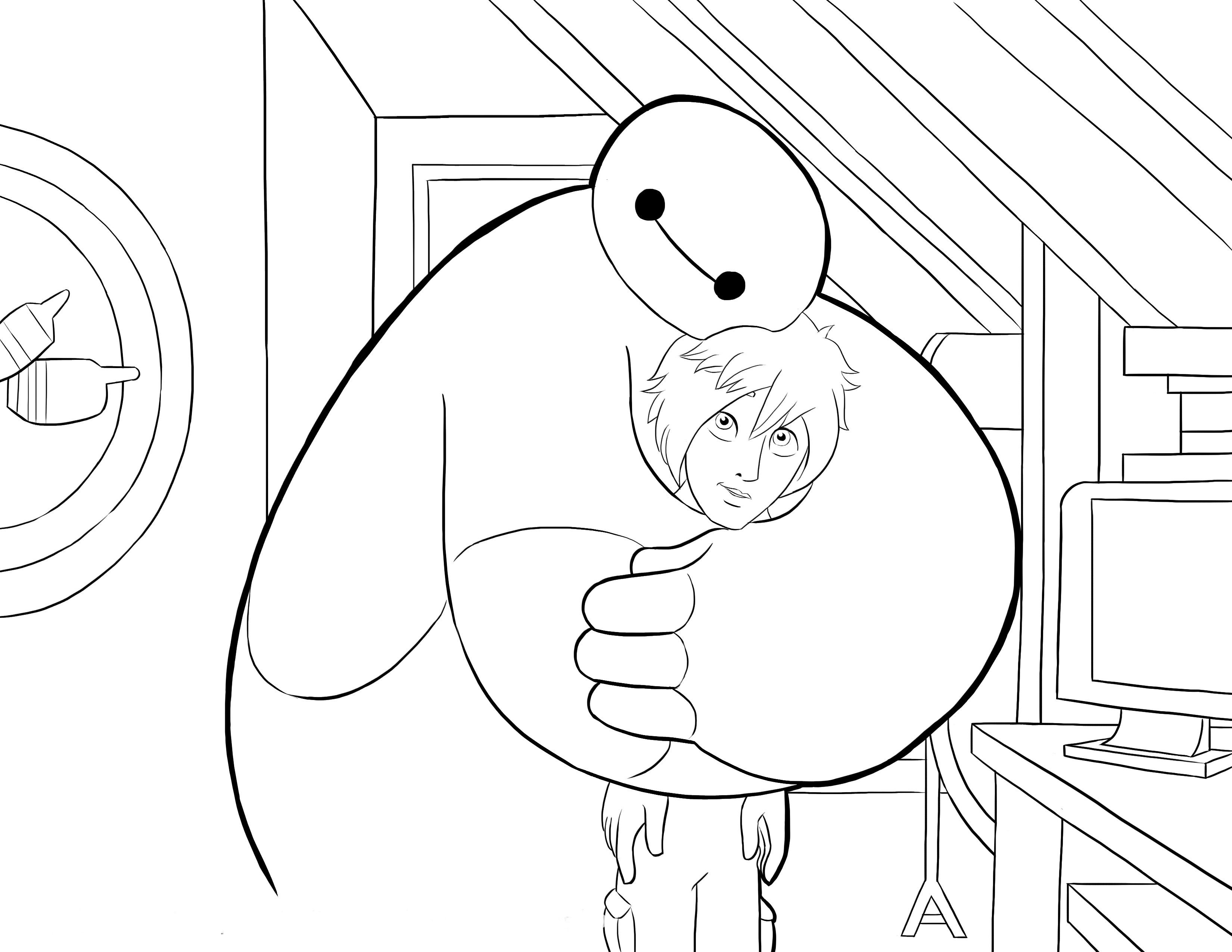 3300x2550 Desenhos Para Colorir Big Hero 6 Big Hero