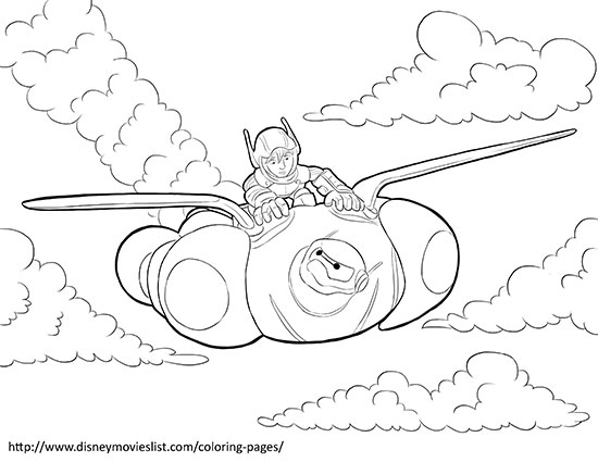 550x425 Free Big Hero 6 Coloring Pages Printable Printable Coloring