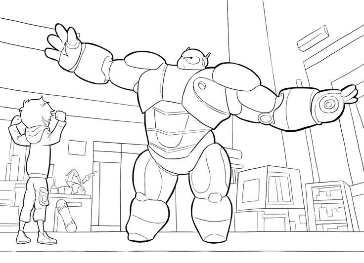 736x533 48 Mejores De Big Hero 6 Coloring Pages En