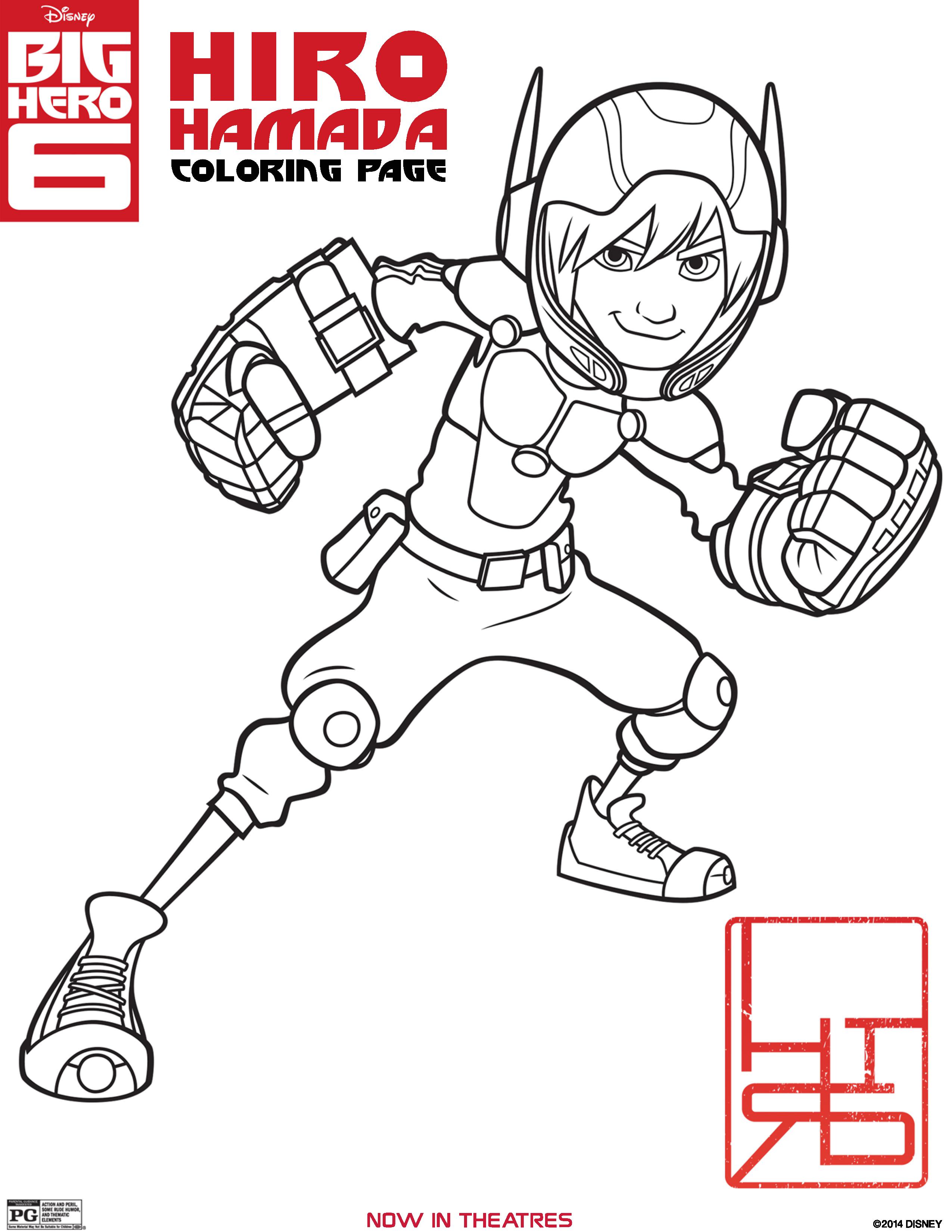 2550x3300 Big Hero 6 Coloring Pages, Activity Sheets, And Printables