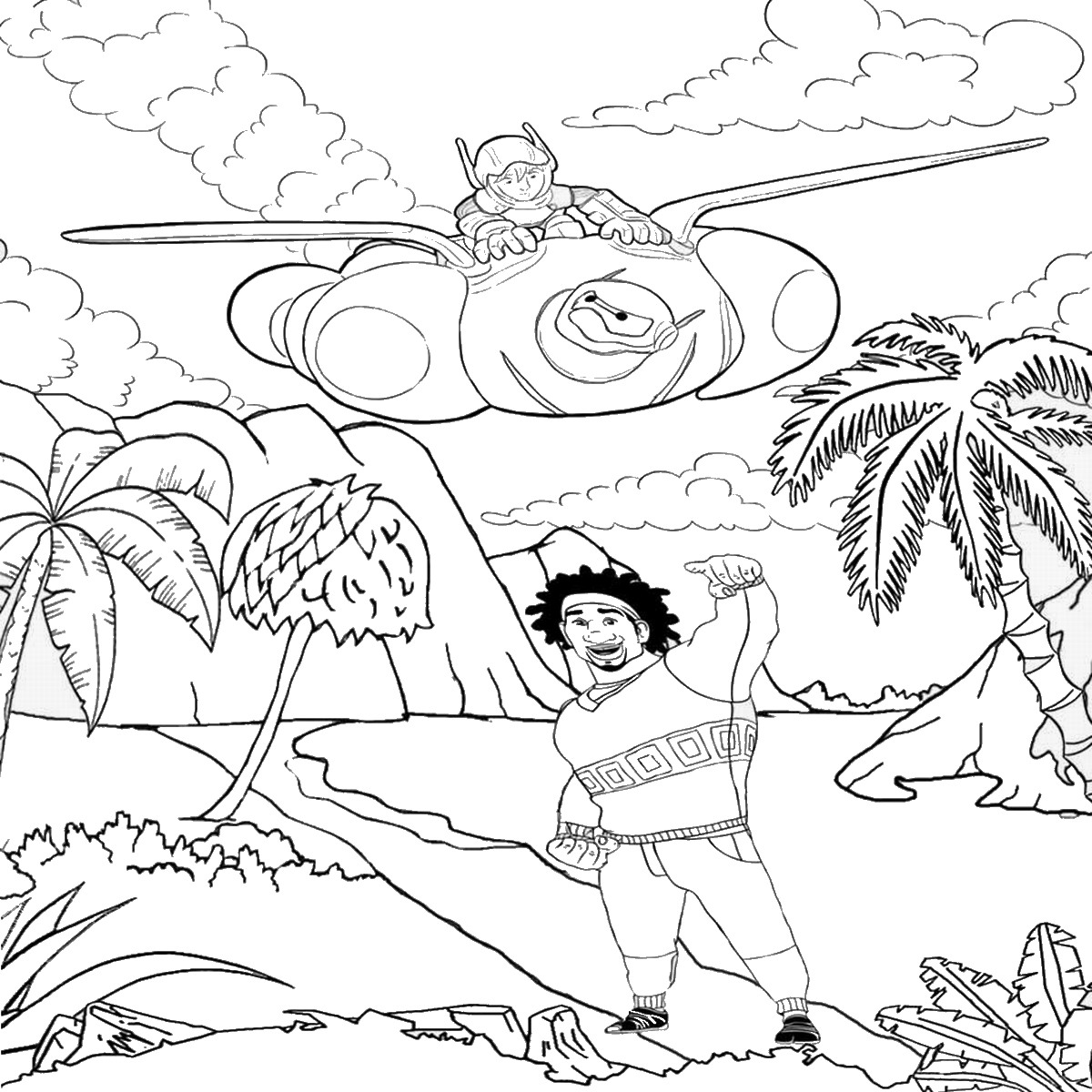 1200x1200 Big Hero 6 Coloring Pages