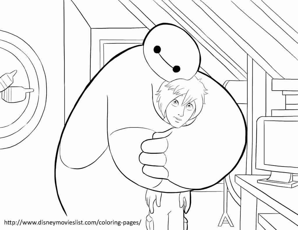 1024x791 Disney S Big Hero 6 Coloring Pages Sheet Free Printable