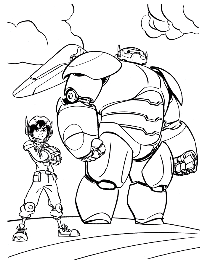 682x920 Top 25 Big Hero 6 Coloring Pages Baymax, Hero And Fans