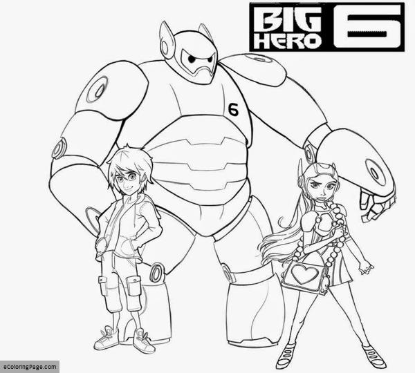 600x540 Big Hero 6 Coloring Pages Printable Coloring