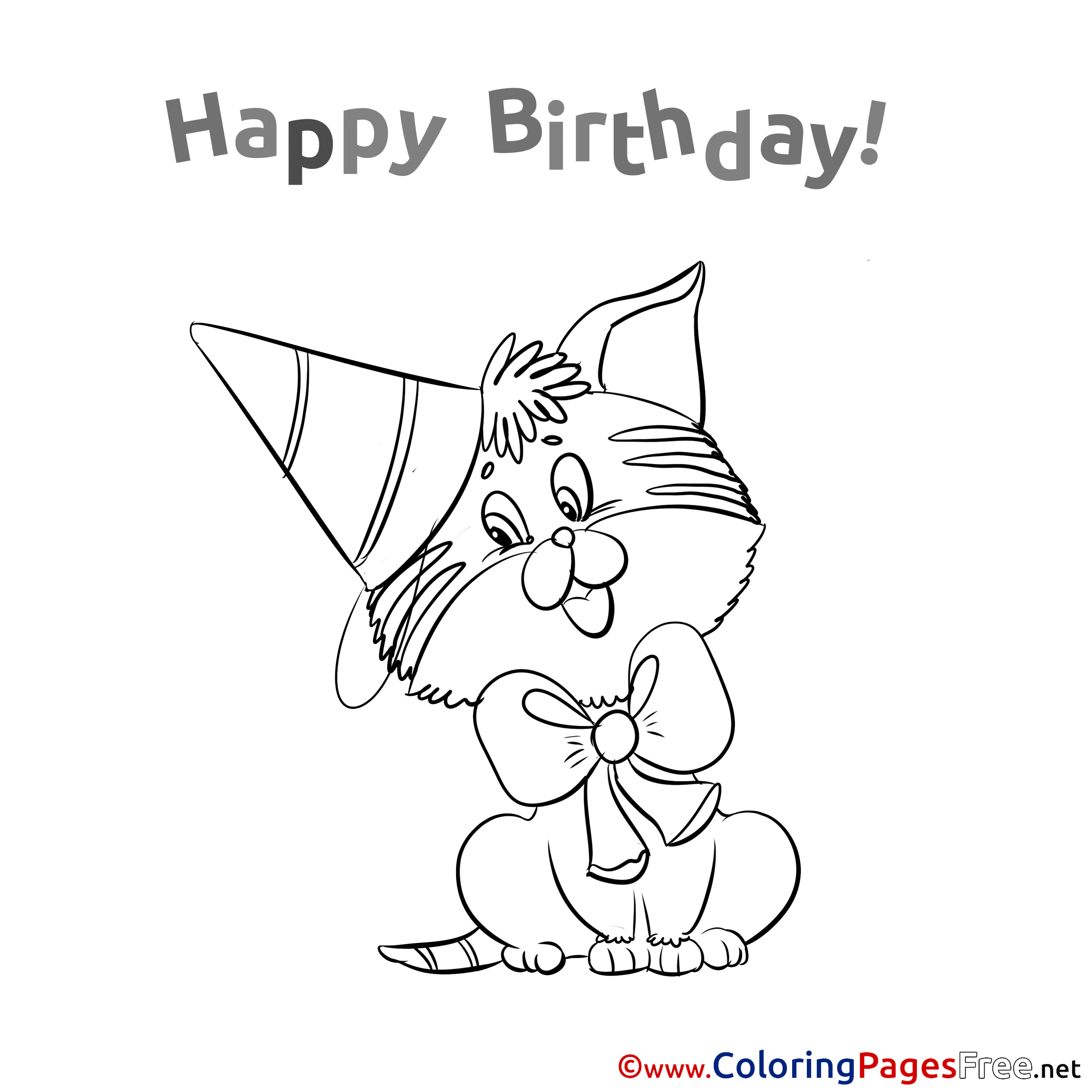 2600x2600 Kitten Coloring Pages