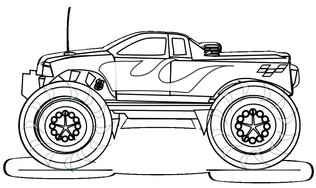 1024x608 Big Rig Coloring Pages