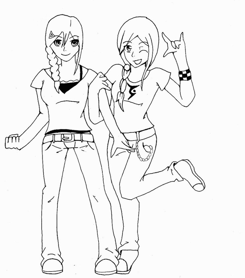 840x951 Big Sister Coloring Page 561549