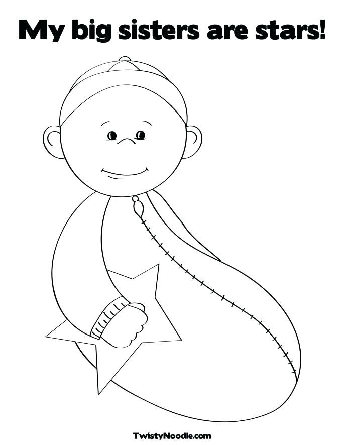 685x886 Big Sister Coloring Pages Printable Big Sister Coloring Book Big