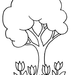 300x300 Big Tree On Arbor Day Coloring Pages Best Place To Color