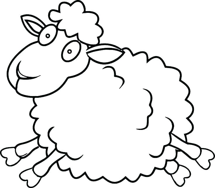 736x644 Sheep Coloring Page The Sheep Coloring Pages Printable And All