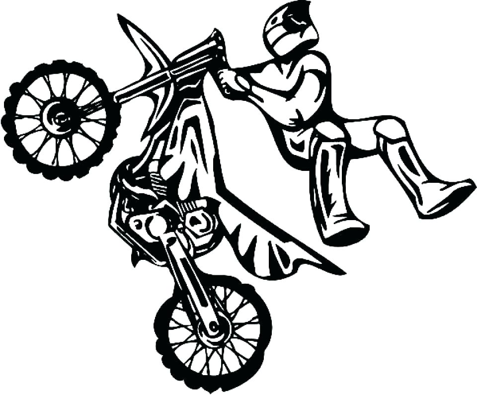 960x795 Dirt Bike Helmet Coloring Pages Bicycle Page For Toddler Free