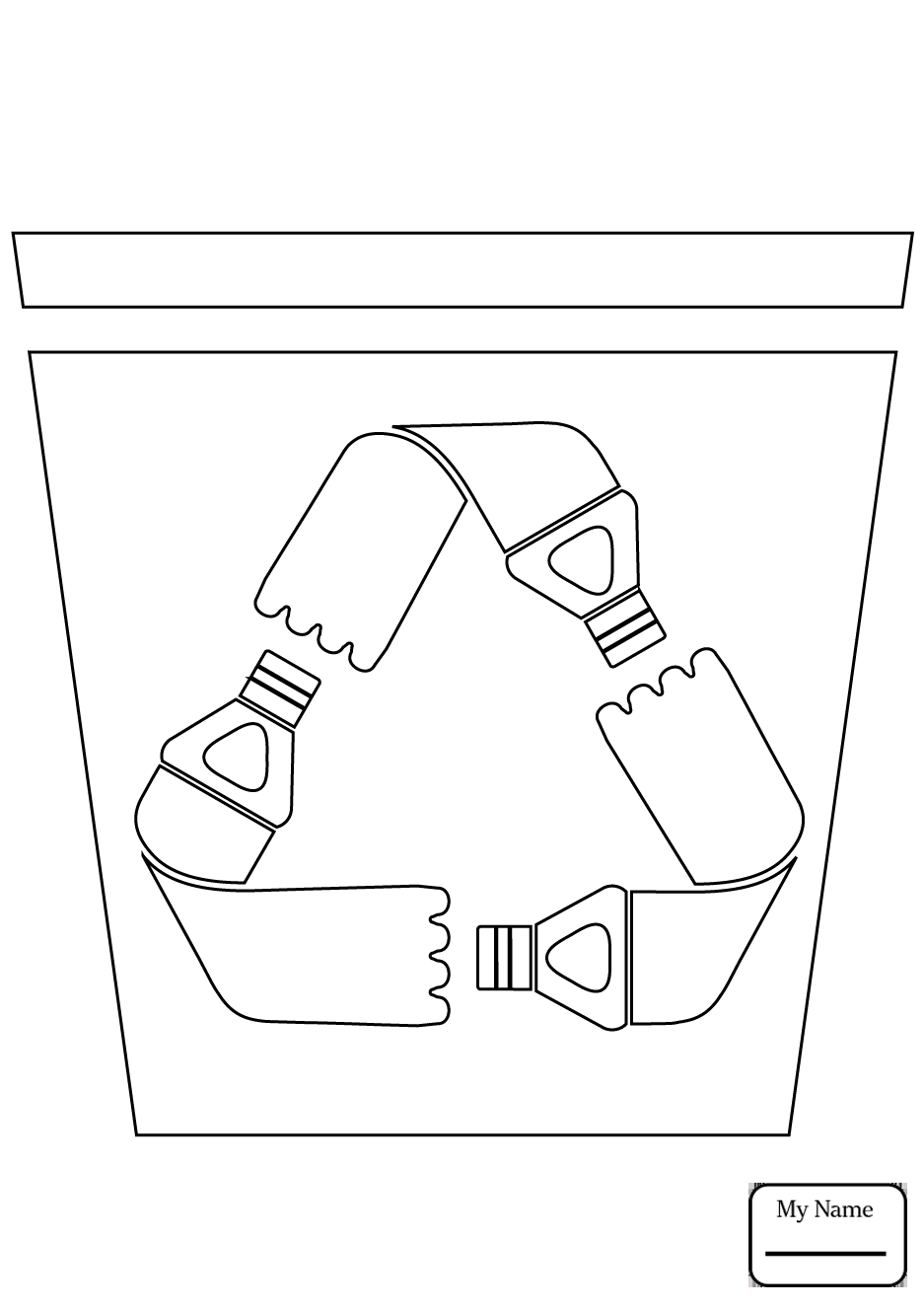 937x1326 Nature Seasons Paper Recycling Bin Coloring Pages Pleasing
