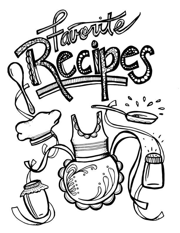 612x792 Color In Recipe Binder