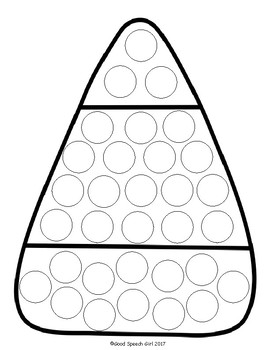 270x350 Halloween Bingo Dauber Coloring Pages By Good Speech Girl Tpt