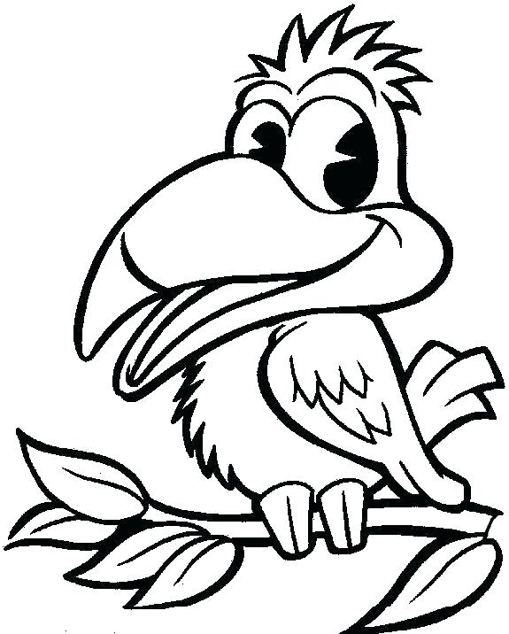 575x716 Coloring Pages Parrot Parrot Cute Bird Cage Coloring Pages
