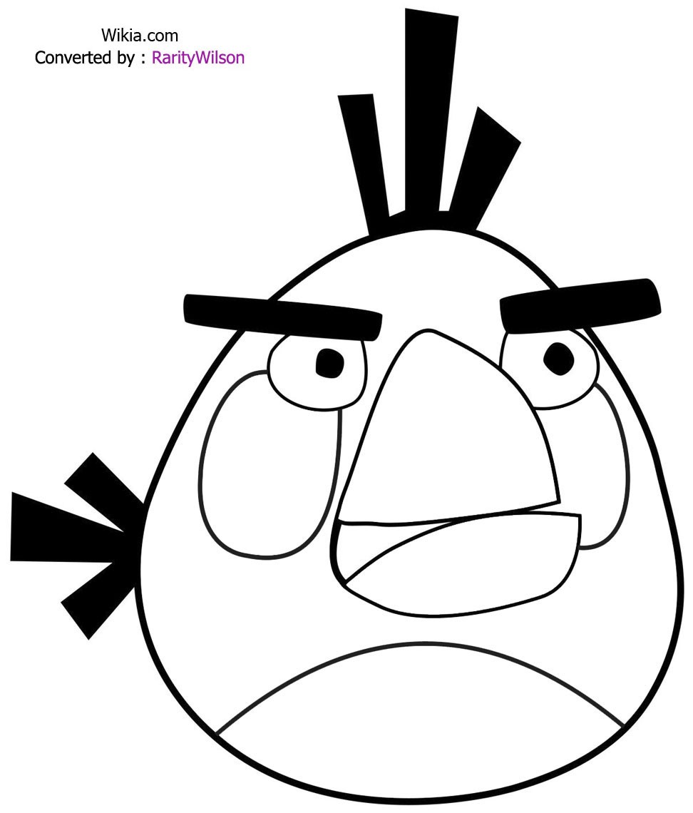 972x1140 Angry Birds Toons Coloring Pages Copy Angry Bird Cartoon Coloring