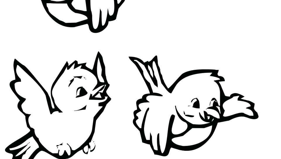 960x544 Free Bird Coloring Pages Also Coloring Pages Of Birds Free Bird