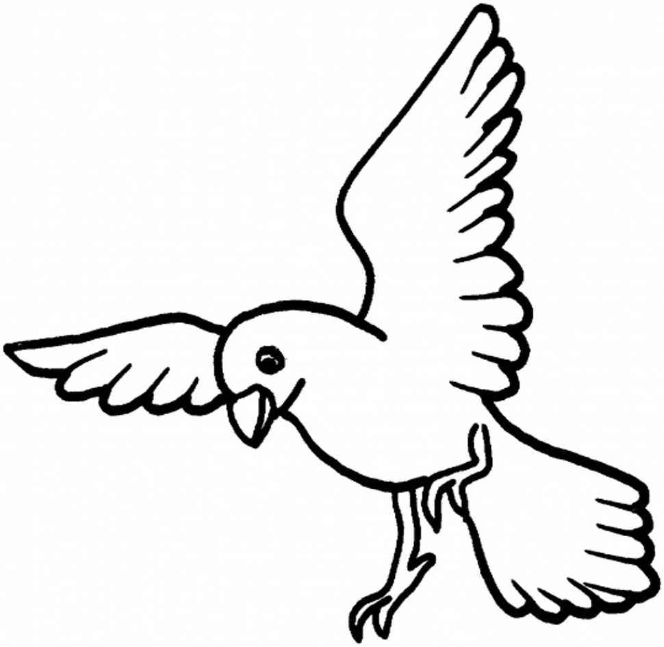 970x945 Birds Coloring Pages Free Printable Pata Sauti Inside For Kids