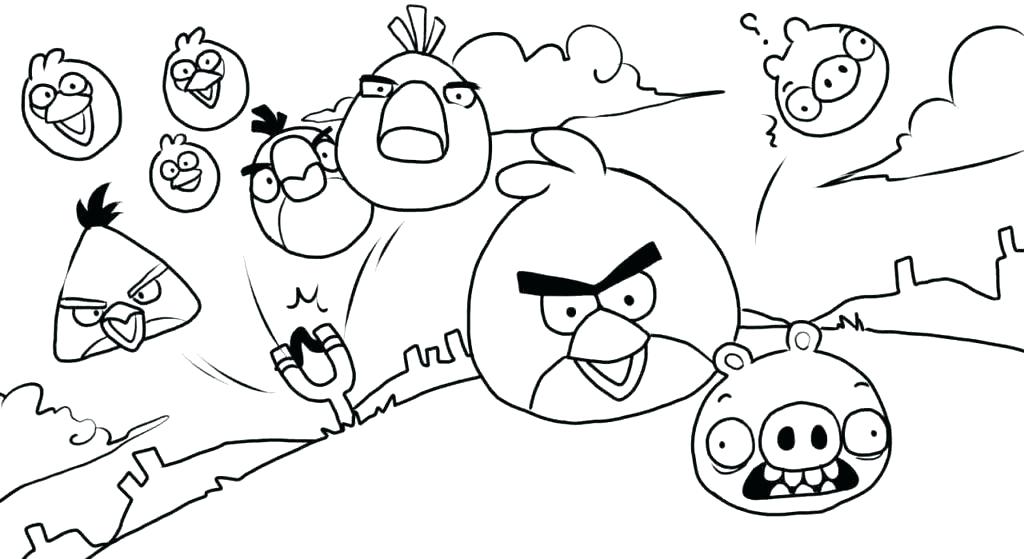 1024x559 Angry Birds Color Pages Angry Bird Coloring Page Color Pages