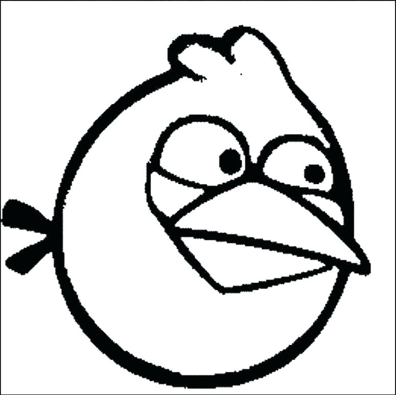 775x774 Angry Birds Space Coloring Pages Printable Bird For Preschoolers