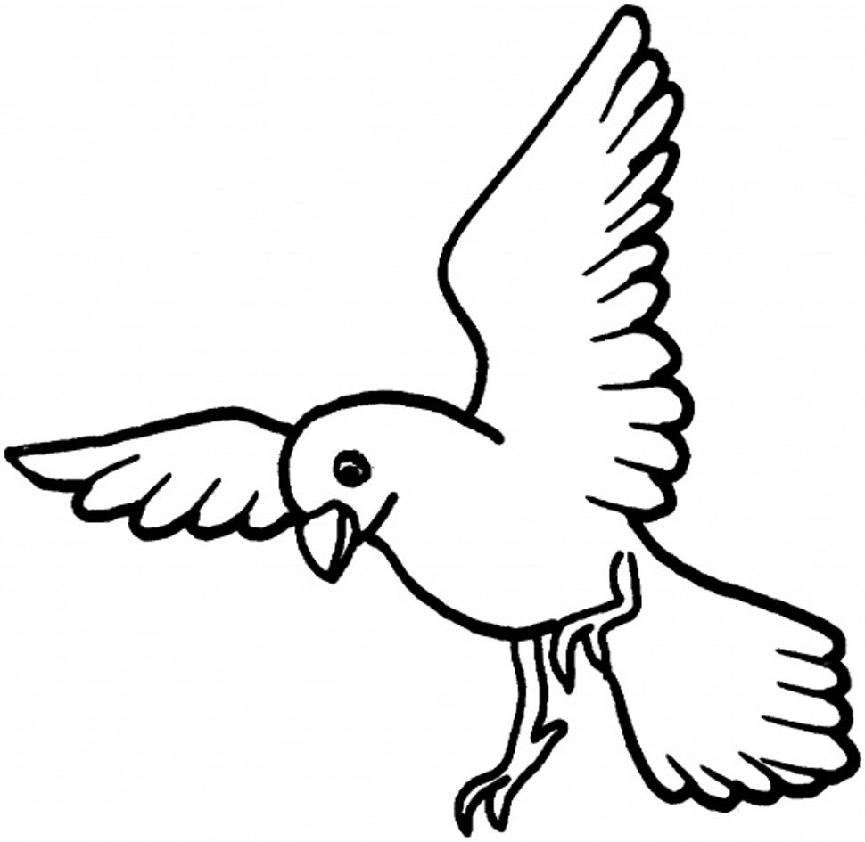 970x945 Coloring Pages Birds Flying Fresh Of Bird