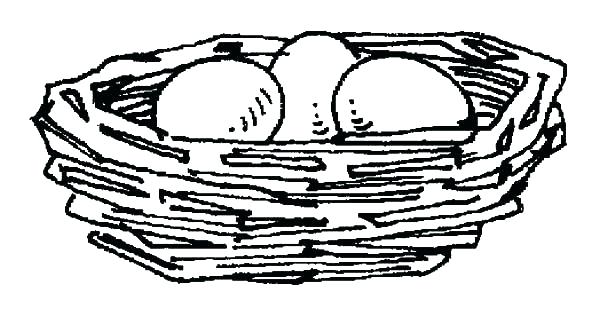 600x316 Bird Nest Coloring Page Bird Nest Coloring Page Bird Nest Eggs