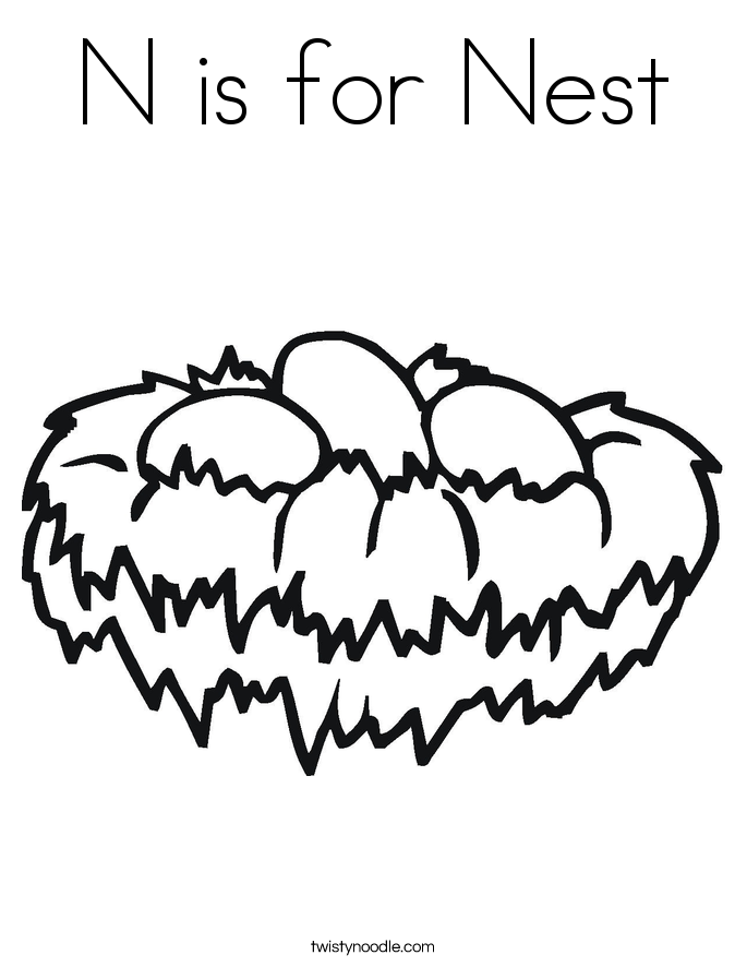 685x886 Top 85 Nest Coloring Pages