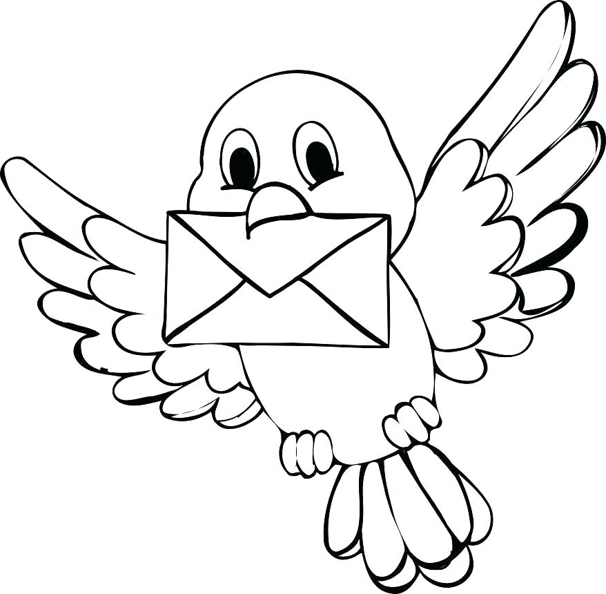 878x860 Coloring Pages Bird Coloring Pages Bird Feeders Free Birds Page