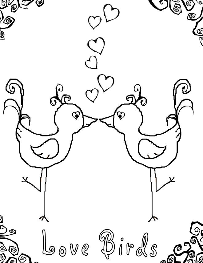 660x854 Best Coloring Page Dog Birds Love Coloring Pages And Sheets