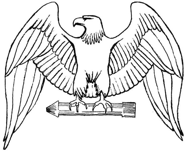 750x619 Coloring Page Eagle
