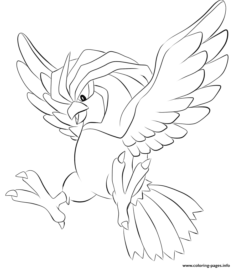 891x1026 Print 017 Pidgeotto Pokemon Coloring Pages Pokemon