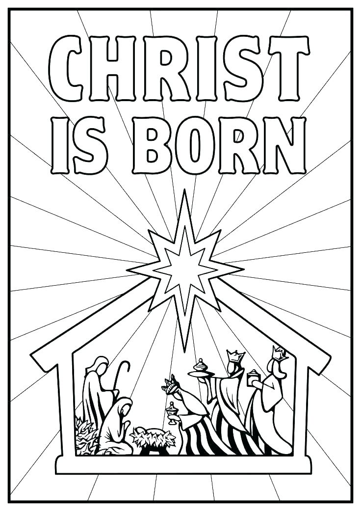 736x1041 Birth Of Jesus Coloring Pages Free Baby Coloring Page Baby