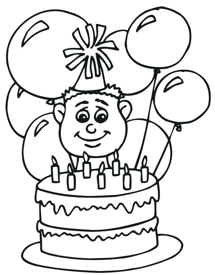 700x894 Birthday Balloons Coloring Pages Botcompass.co