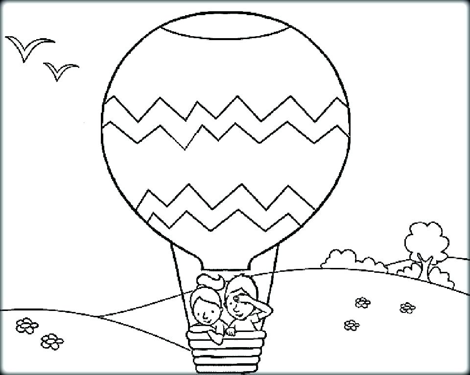 960x767 Balloon Coloring Pages Awesome Balloon Coloring Pages Print Hot