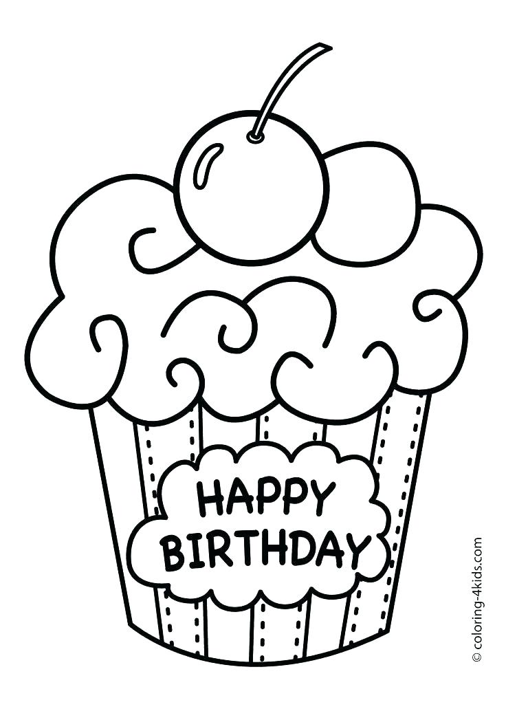 736x1031 Awesome Printable Happy Birthday Coloring Pages Coloring Pages