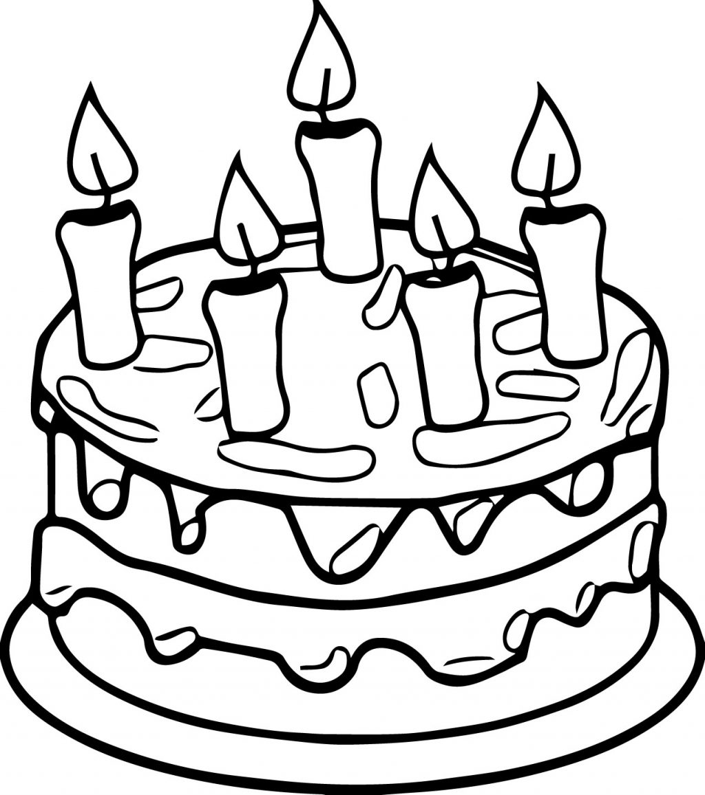 1024x1154 Birthday Cake Coloring Pages Preschool Best Happy Birthday Wishes