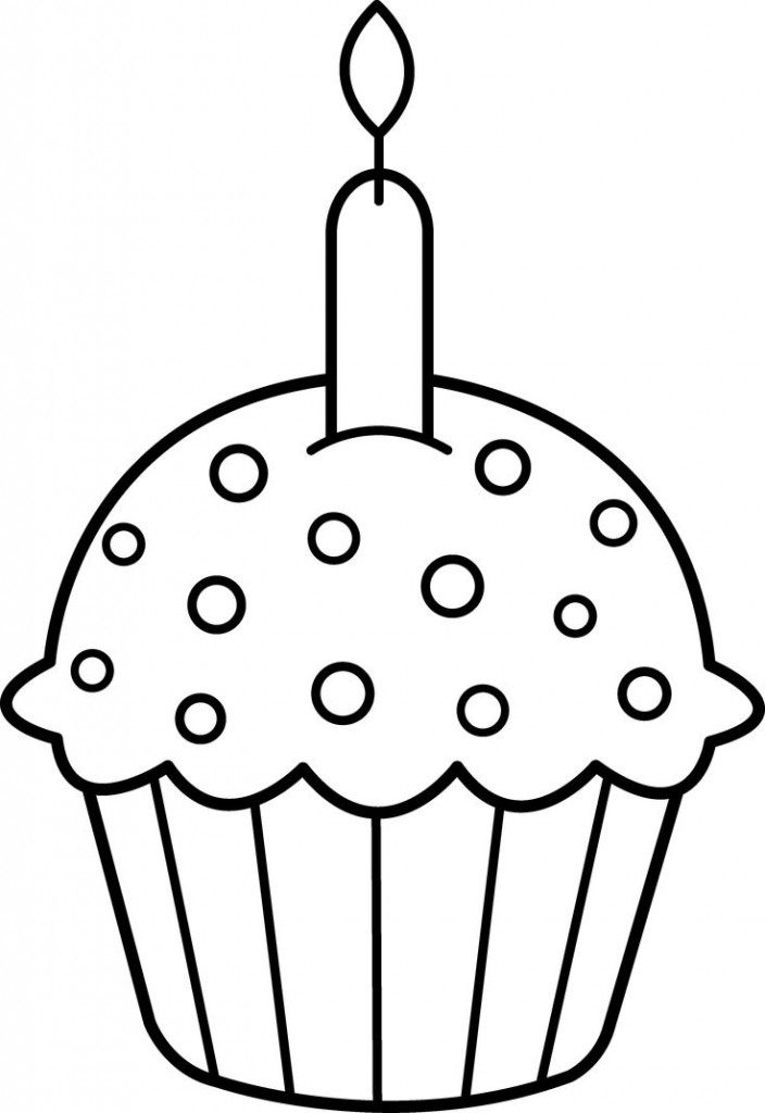 704x1024 Coloring Pages Of Birthday Candles Candle Page 37