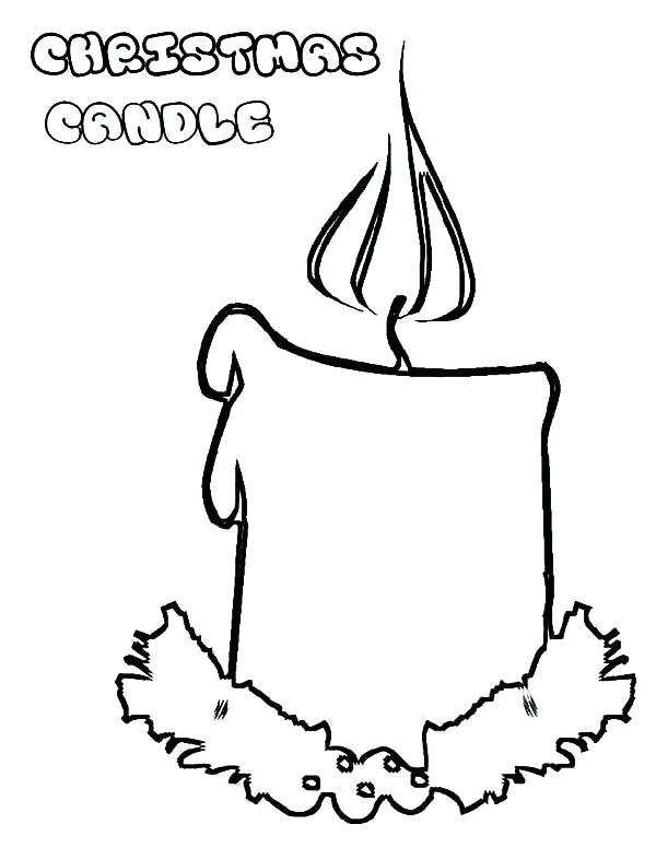 600x776 Birthday Candle Coloring Page Candle Coloring Pages Birthday Cake