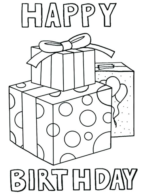 500x673 Coloring Page Birthday Card Coloring Page Birthday Card Birthday