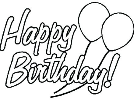 440x330 Coloring Page Birthday Card Printable Happy Birthday Coloring