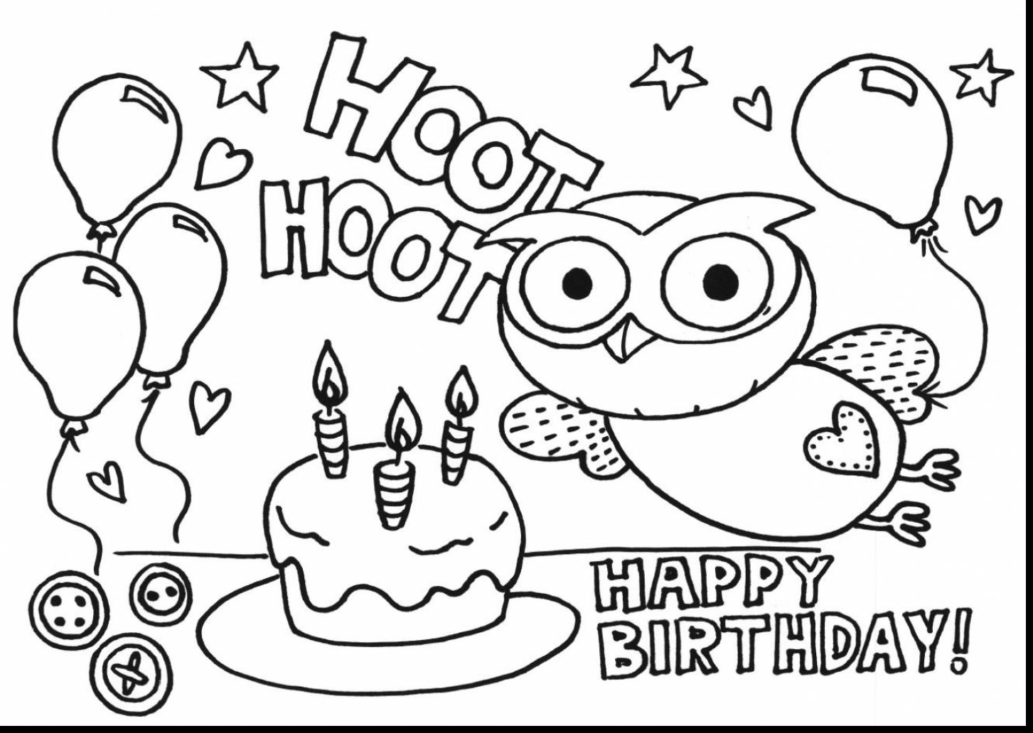 Birthday Coloring Pages