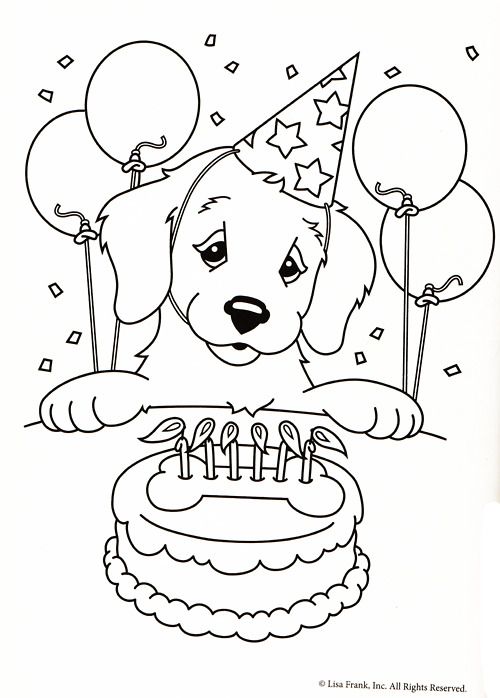 500x698 Coloring Pages For Birthdays Best 25 Birthday Coloring Pages Ideas
